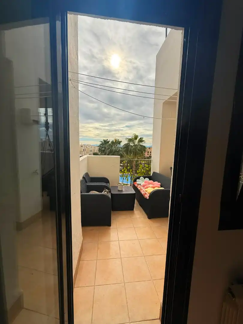 Terrasse von Wohnungen zum Verkauf in Murcia mit Klimaanlage, Heizung und Möbliert