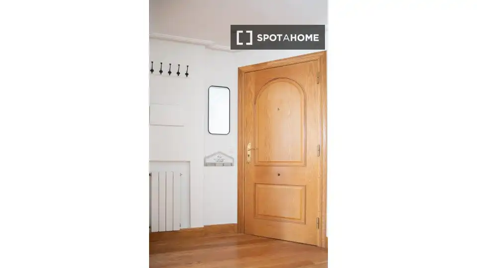 Schlafzimmer von Wohnungen zur untervermieten in Donostia - San Sebastián  mit Klimaanlage, Heizung und Terrasse