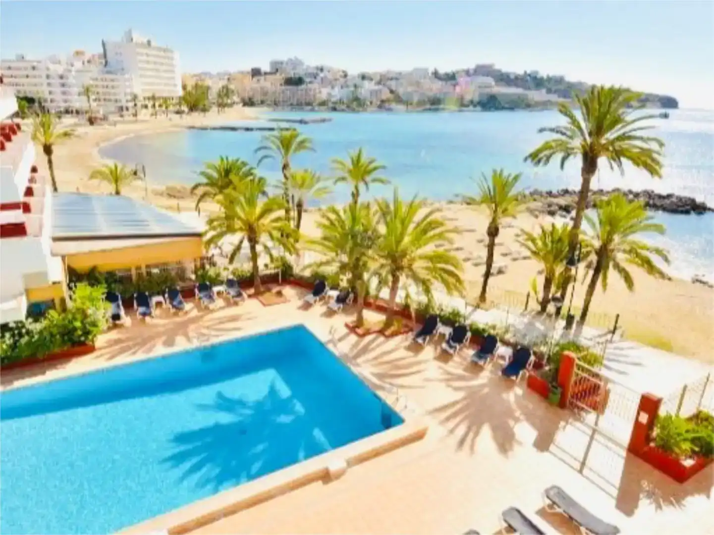 Swimming pool of Flat for rent in Eivissa  with Air Conditioner, Swimming Pool and Balcony