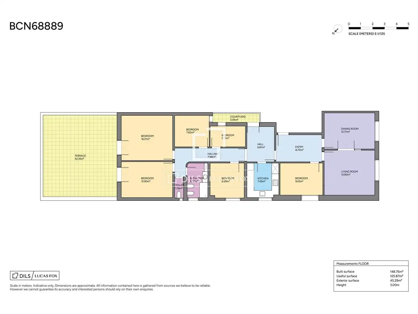 Wohnung zum Verkauf in Barcelona mit Klimaanlage, Privatgarten und Terrasse