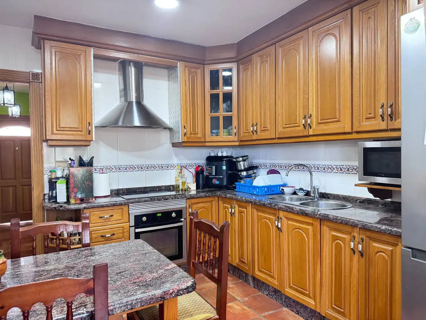 Kitchen of Detached homes for sale in Roquetas de Mar  with Air Conditioner, Terrace and Storage room
