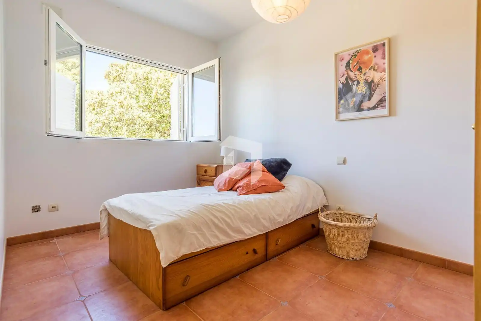 Schlafzimmer von Haus oder Chalet zum Verkauf in Población de Arroyo mit Heizung, Terrasse und Möbliert