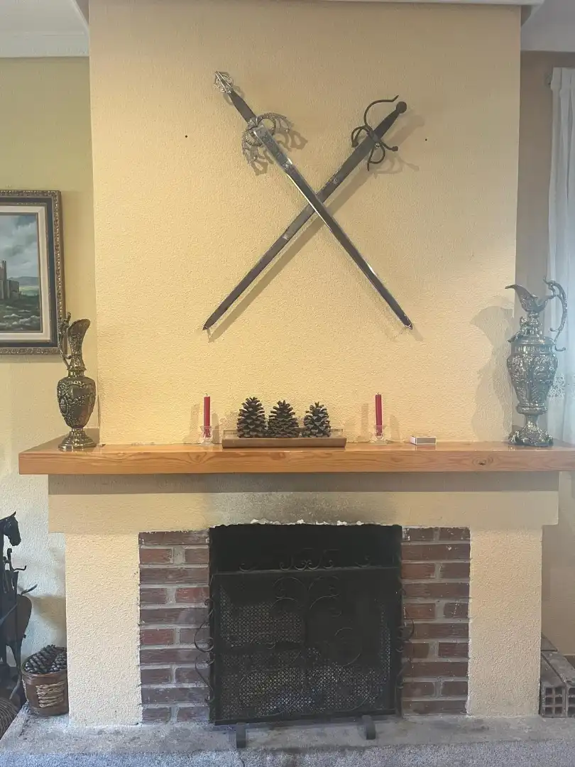Sala de estar de Casa o chalet de alquiler en Becerril de la Sierra con Aire acondicionado, Calefacción y Jardín privado