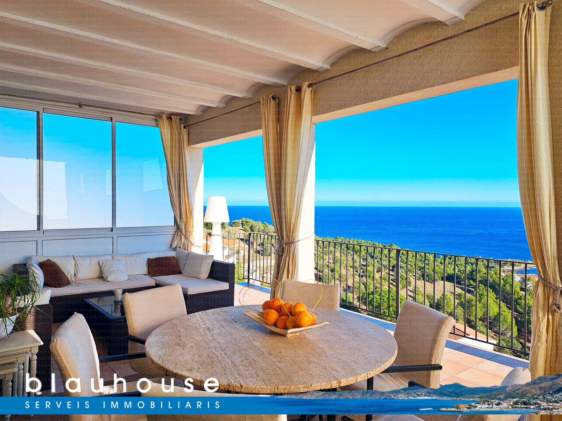 Terrassa de Casa o xalet en venda en Llançà amb Aire condicionat, Calefacció i Jardí privat