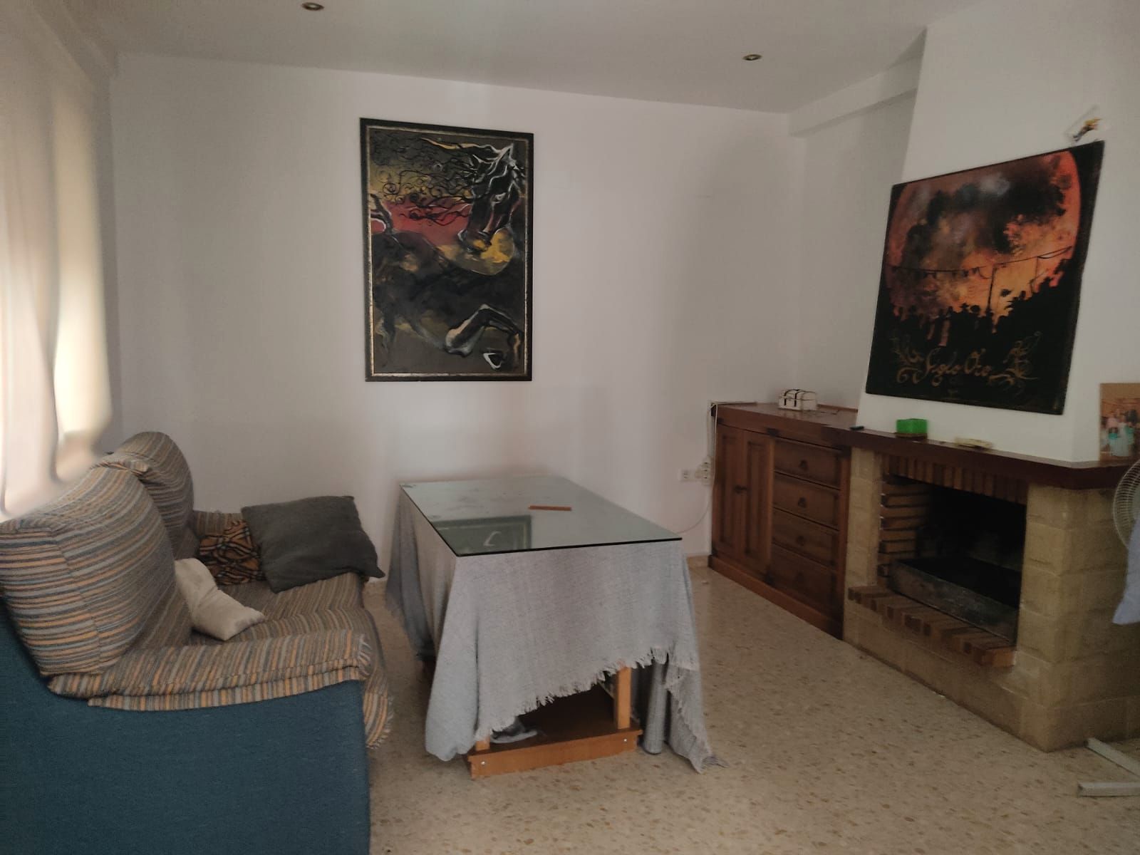Living room of Single-family semi-detached to rent in Écija  with Air Conditioner, Heating and Terrace
