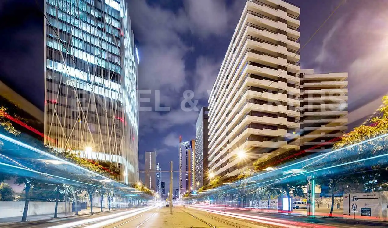 Exterior view of Flat for sale in Barcelona  with Air Conditioner, Heating and Parquet flooring