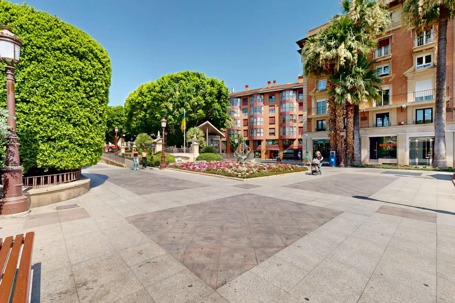 Vista exterior de Pis en venda en Murcia amb Calefacció i Balcó