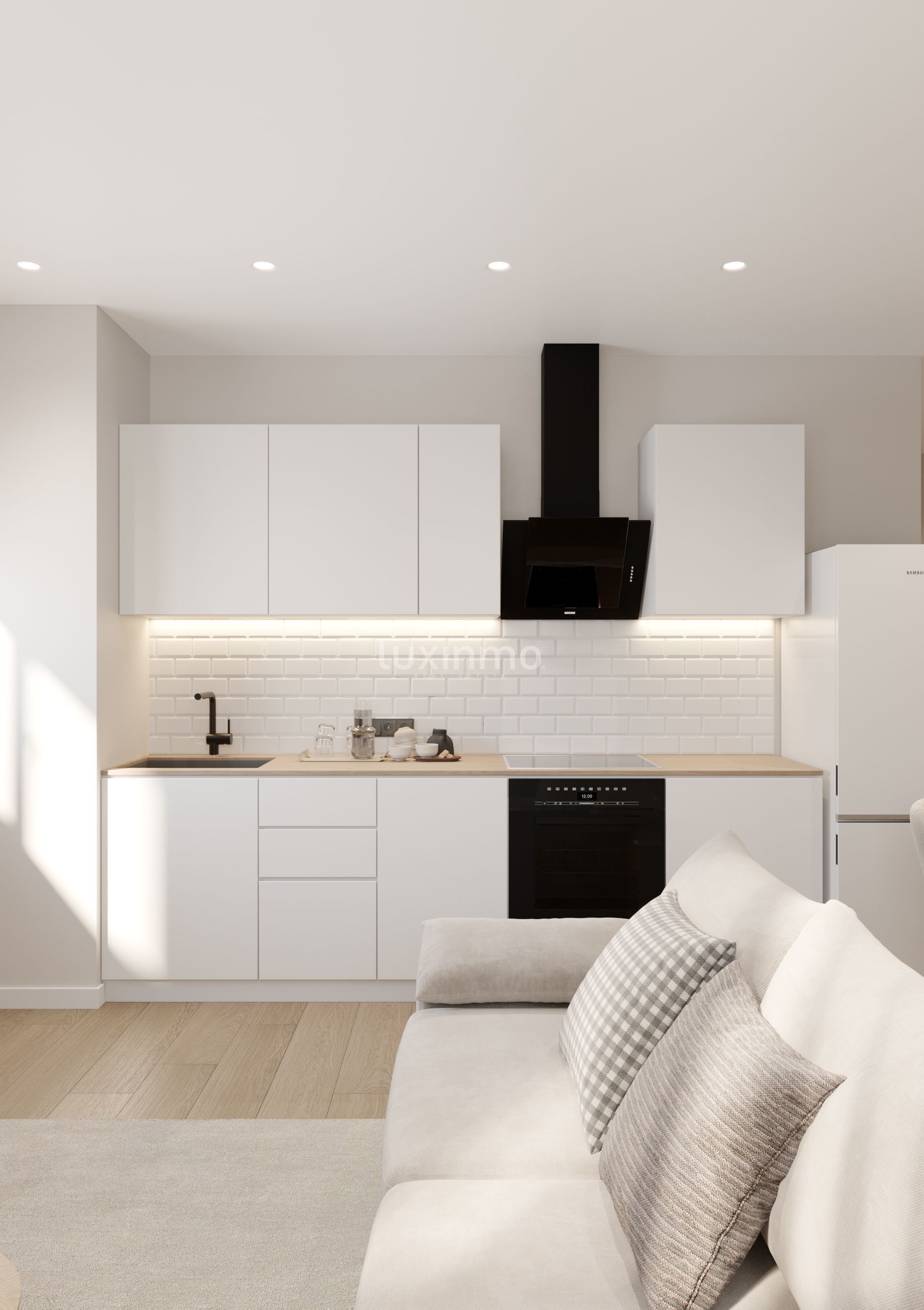 Kitchen of Flat for sale in Benidorm  with Private garden, Terrace and Community pool