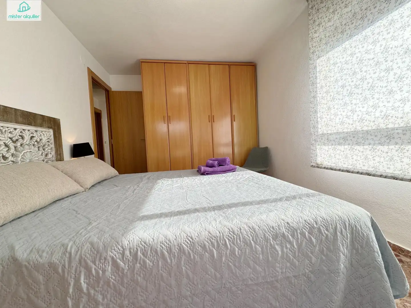 Bedroom of Apartments for rent in El Campello  with Air Conditioner, Terrace and Furnished