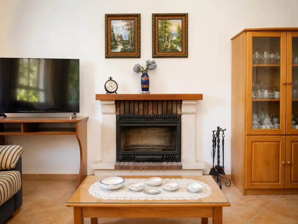 Sala de estar de Casa o chalet en venta en Hinojos con Aire acondicionado, Jardín privado y Terraza