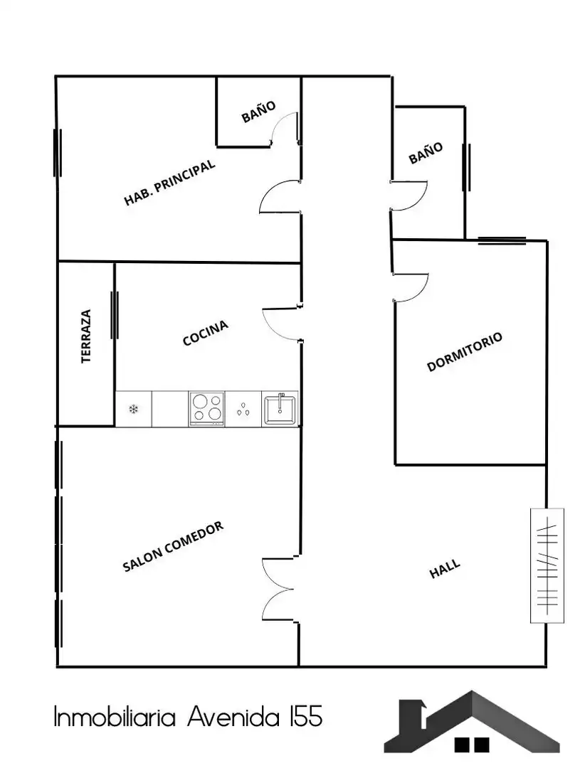 Piso en venta en Calle Los Caserios, Centro