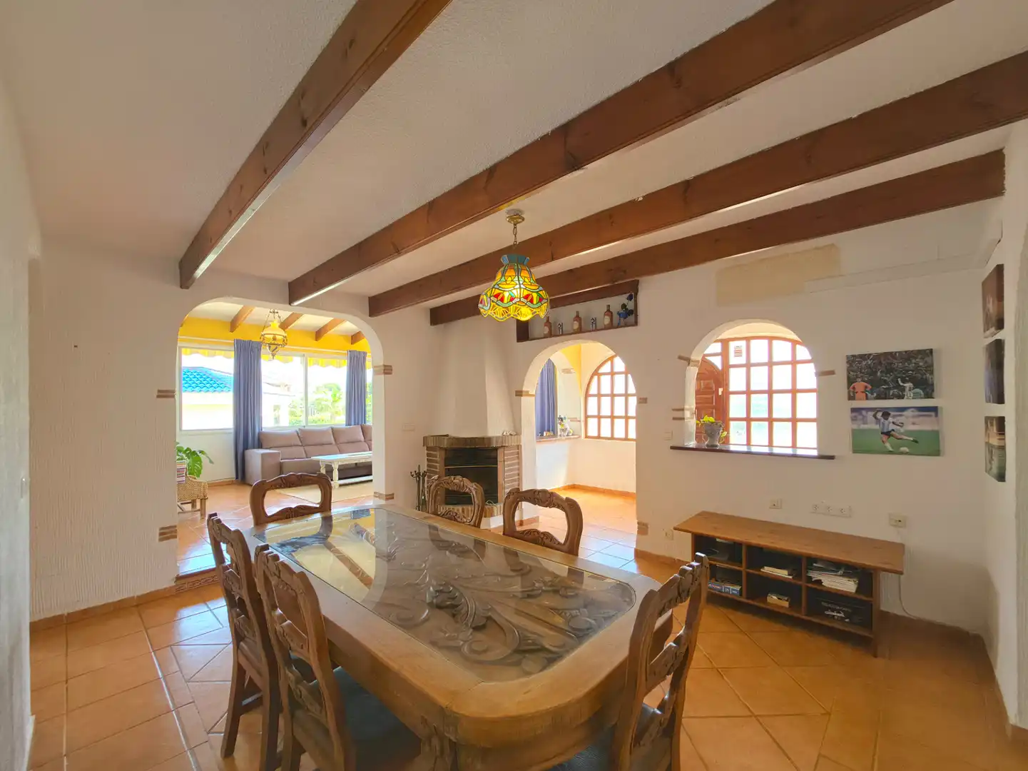 Dining room of Houses for sale in El Campello  with Air Conditioner, Heating and Private garden