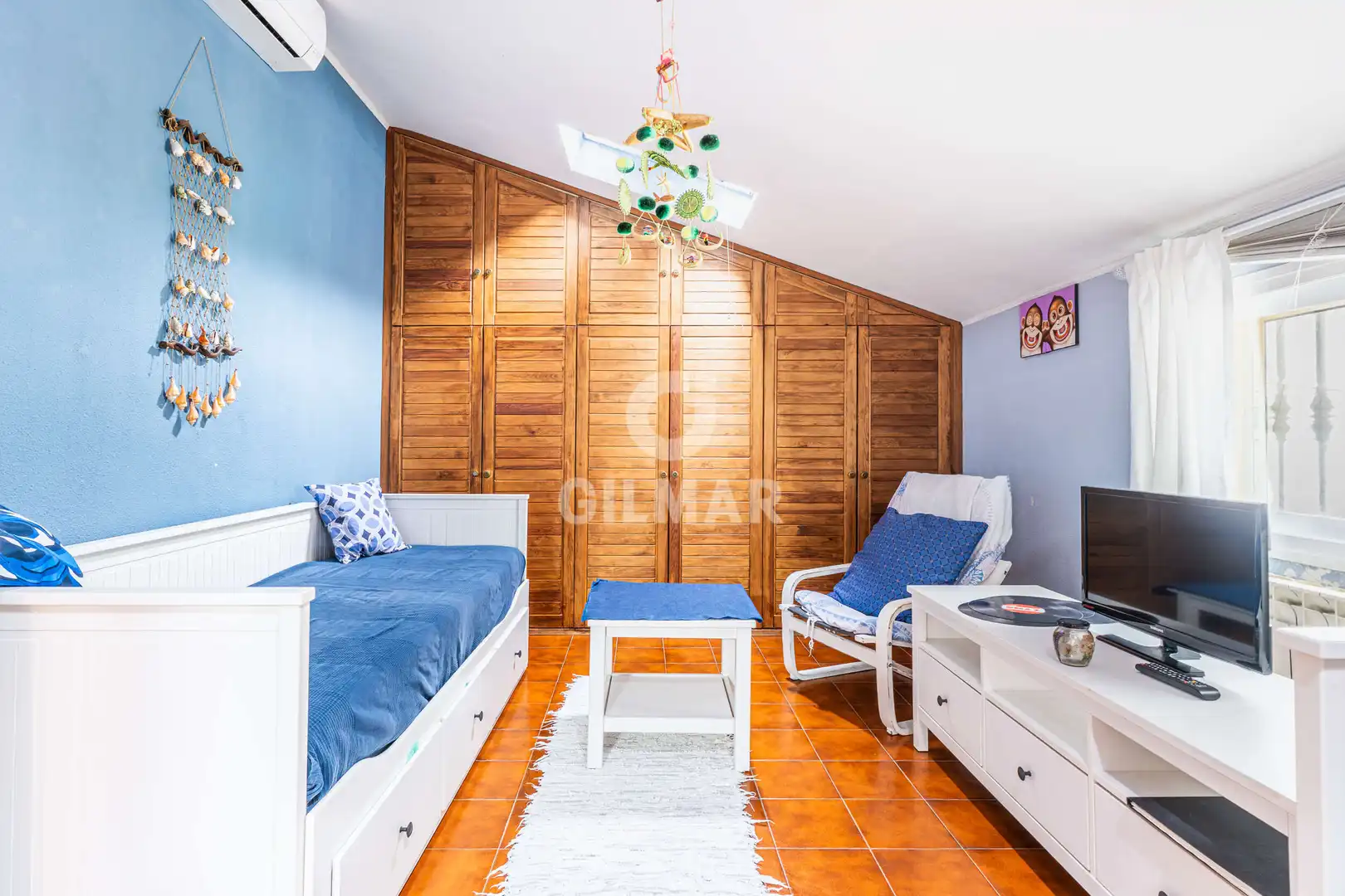 Bedroom of Detached homes for sale in Madrid  with Heating, Private garden and Swimming Pool