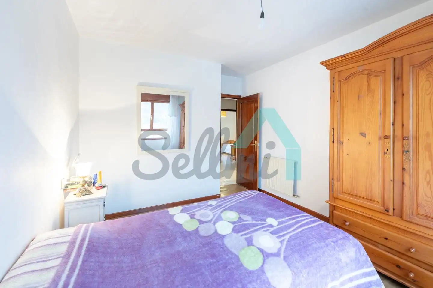 Schlafzimmer von Wohnung zum Verkauf in Lena mit Heizung, Parkett und Terrasse