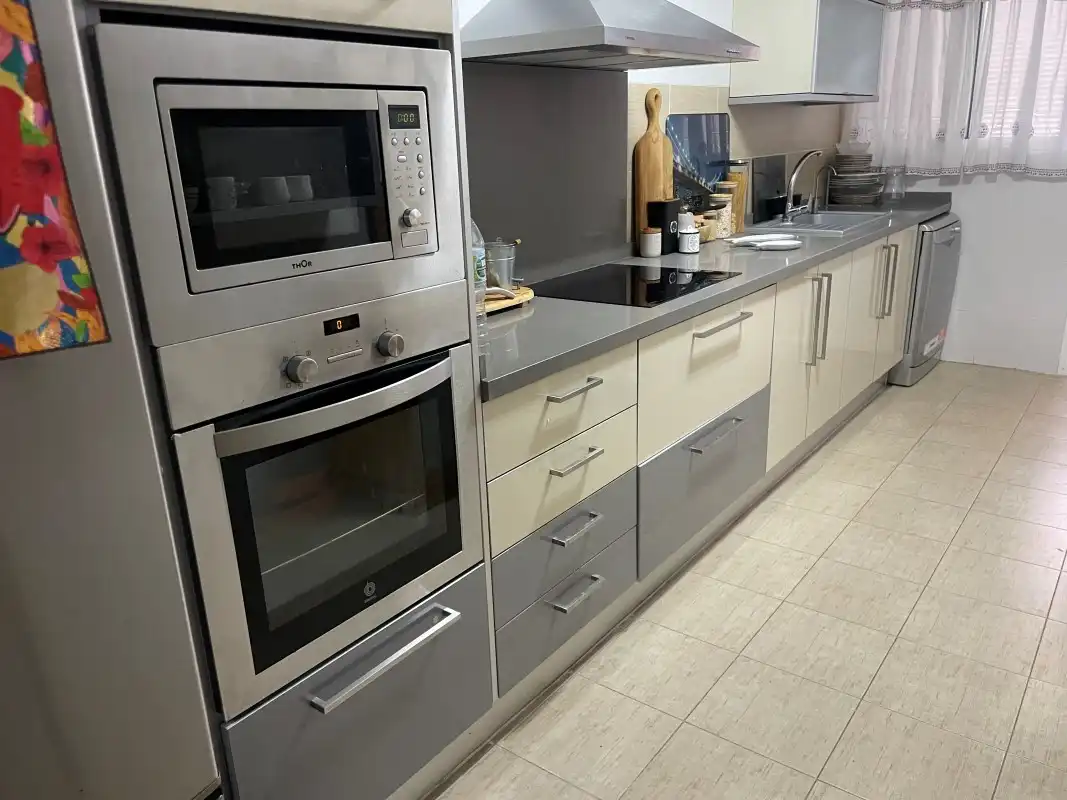 Cocina de Piso en venta en El Real de Gandia con Aire acondicionado, Amueblado y Balcón
