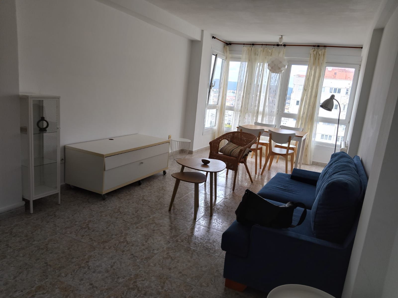 Living room of Flat for sale in Ferrol  with Heating and Furnished