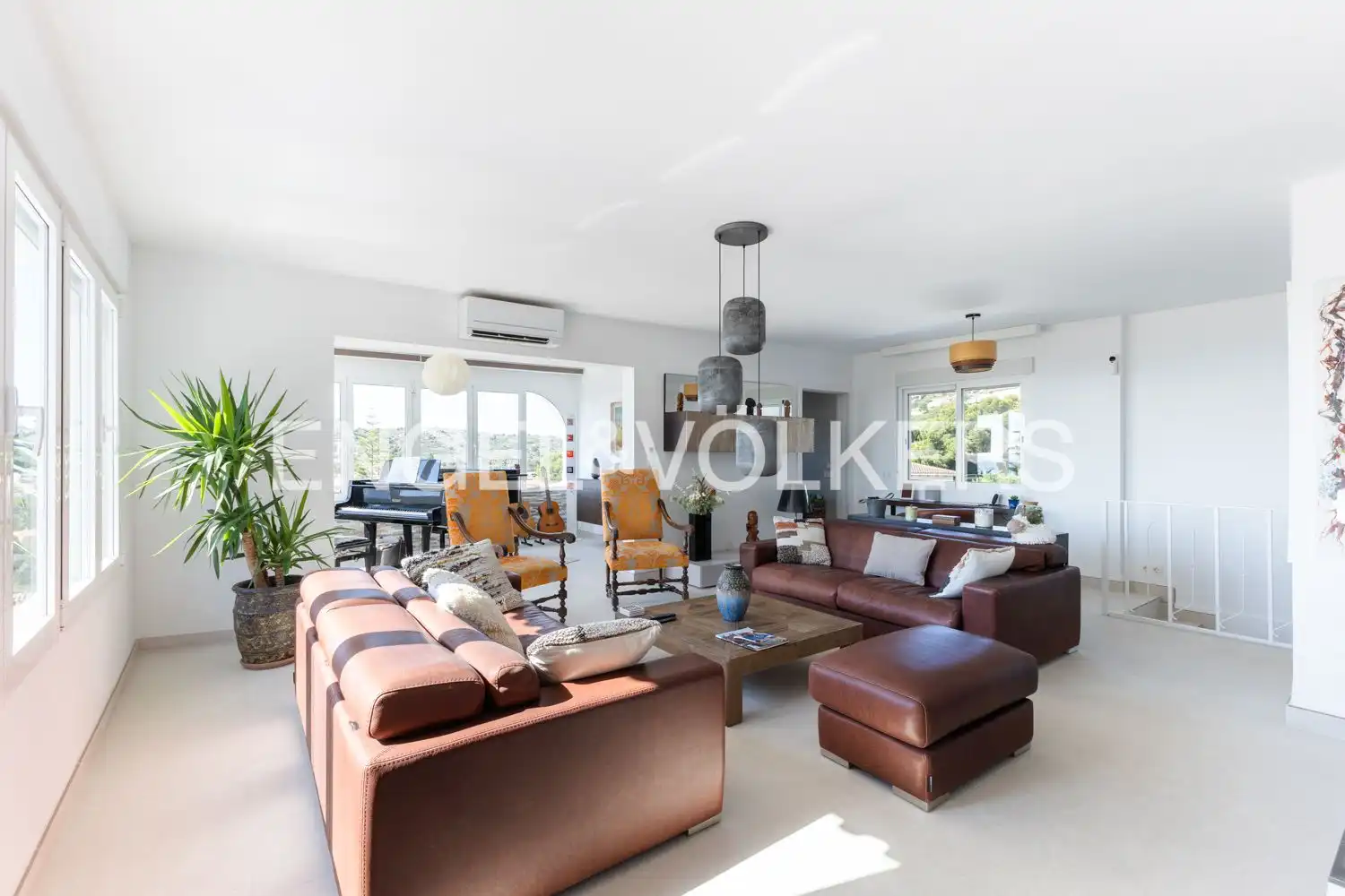 Sala de estar de Casa o chalet en venta en Peñíscola / Peníscola con Aire acondicionado, Calefacción y Jardín privado