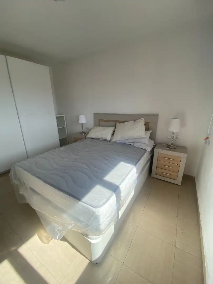 Bedroom of Flat for rent in Málaga  with Air Conditioner, Furnished and Washing machine