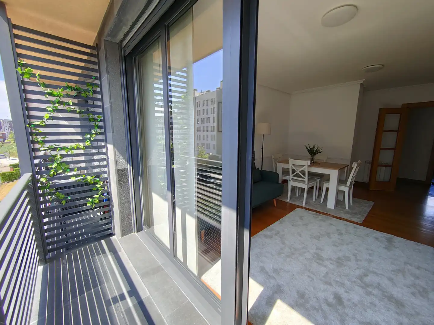 Terraza de Piso de alquiler en Santander con Calefacción, Parquet y Trastero