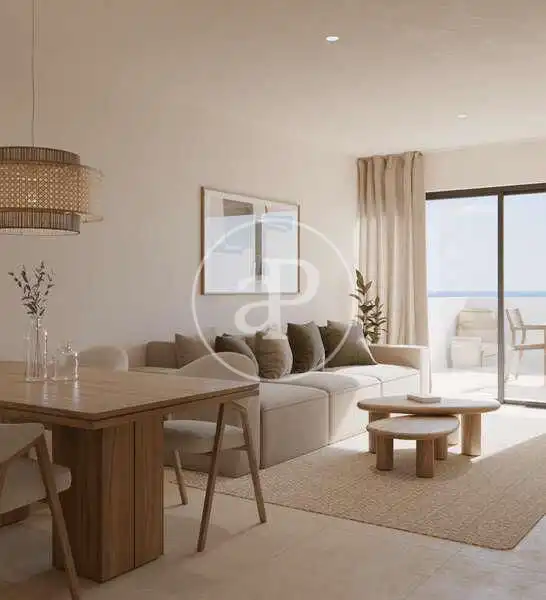 Sala d'estar de Pis en venda en El Campello amb Aire condicionat, Calefacció i Jardí privat