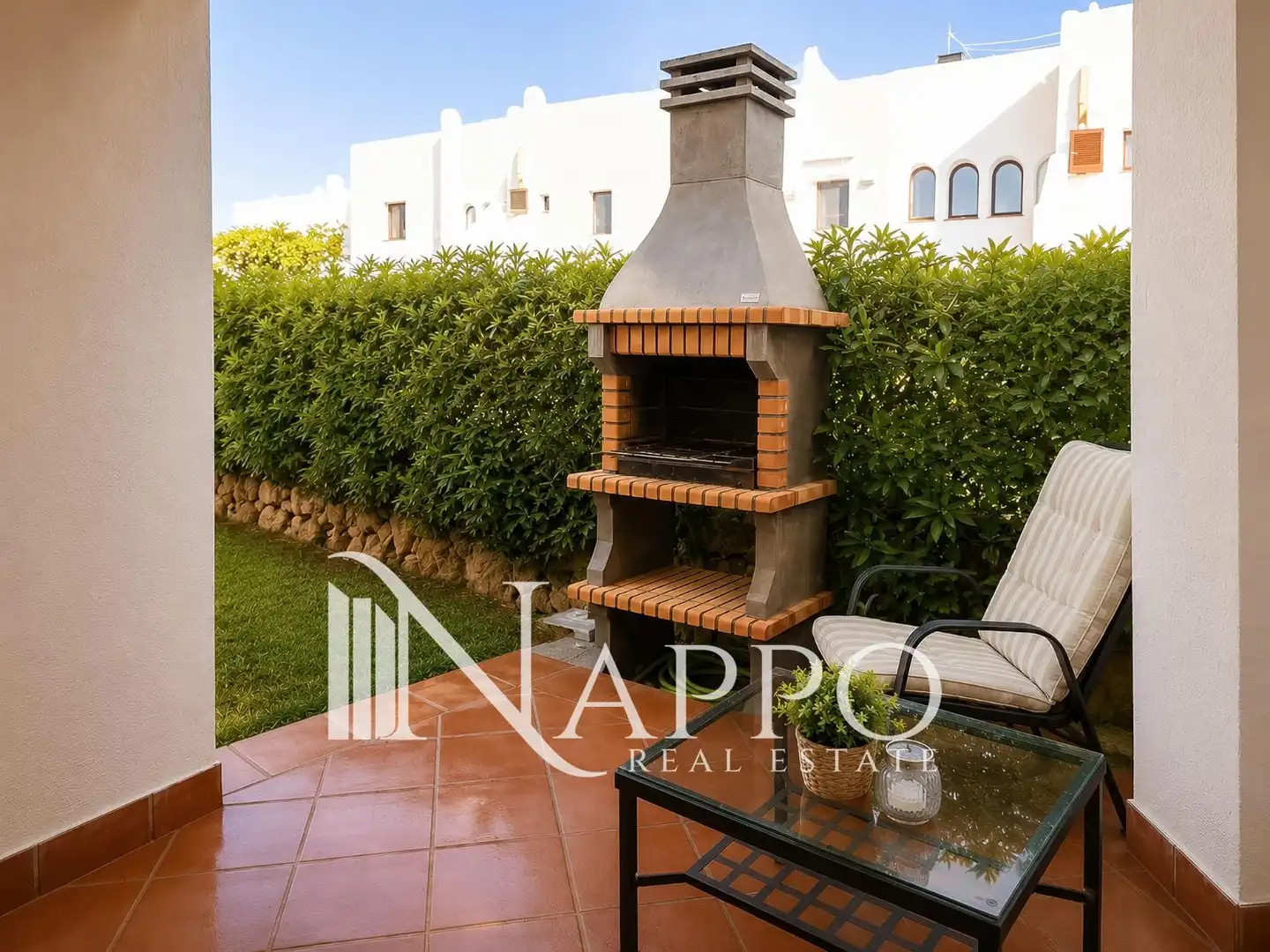 Terraza de Casa adosada de alquiler en Santanyí con Aire acondicionado, Calefacción y Jardín privado