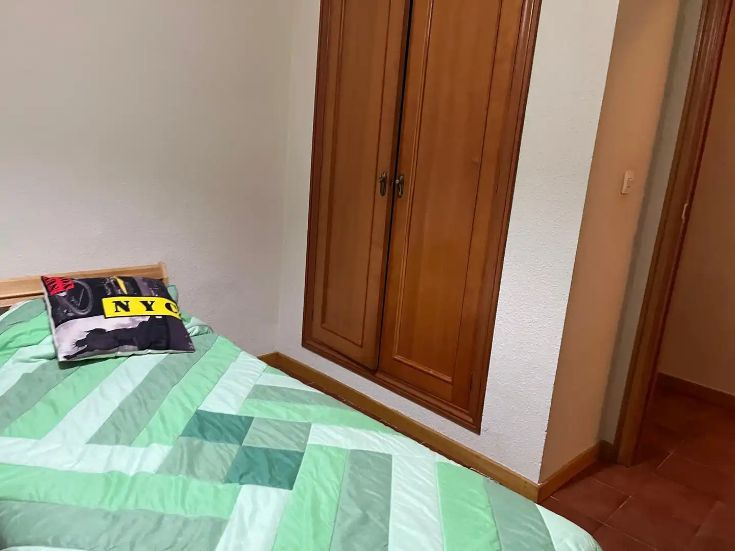 Bedroom of Flat for rent in Almansa  with Heating, Terrace and Furnished