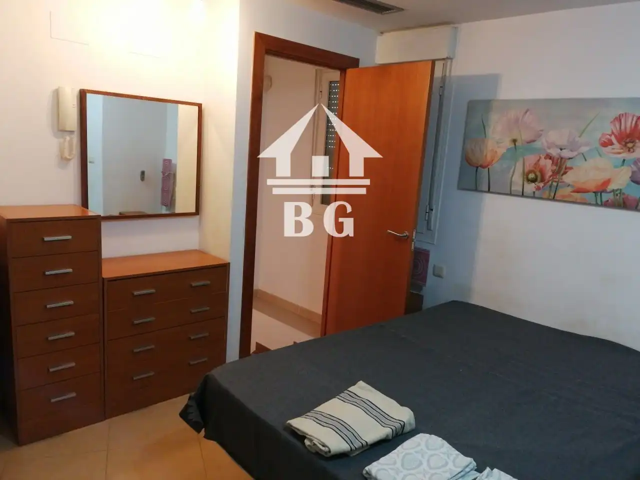 Schlafzimmer von Wohnung zum Verkauf in Lloret de Mar mit Klimaanlage, Heizung und Terrasse