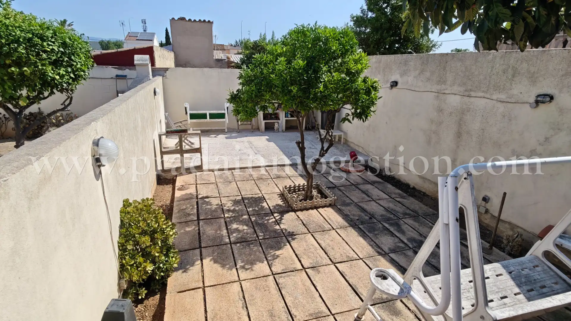Terrassa de Casa adosada en venda en  Palma de Mallorca amb Aire condicionat, Calefacció i Jardí privat