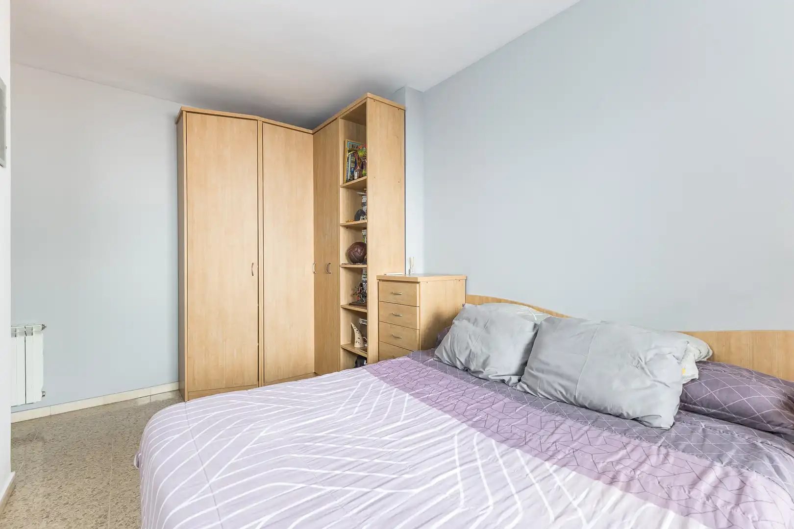Schlafzimmer von Wohnung zum Verkauf in Barcelona mit Klimaanlage, Heizung und Terrasse