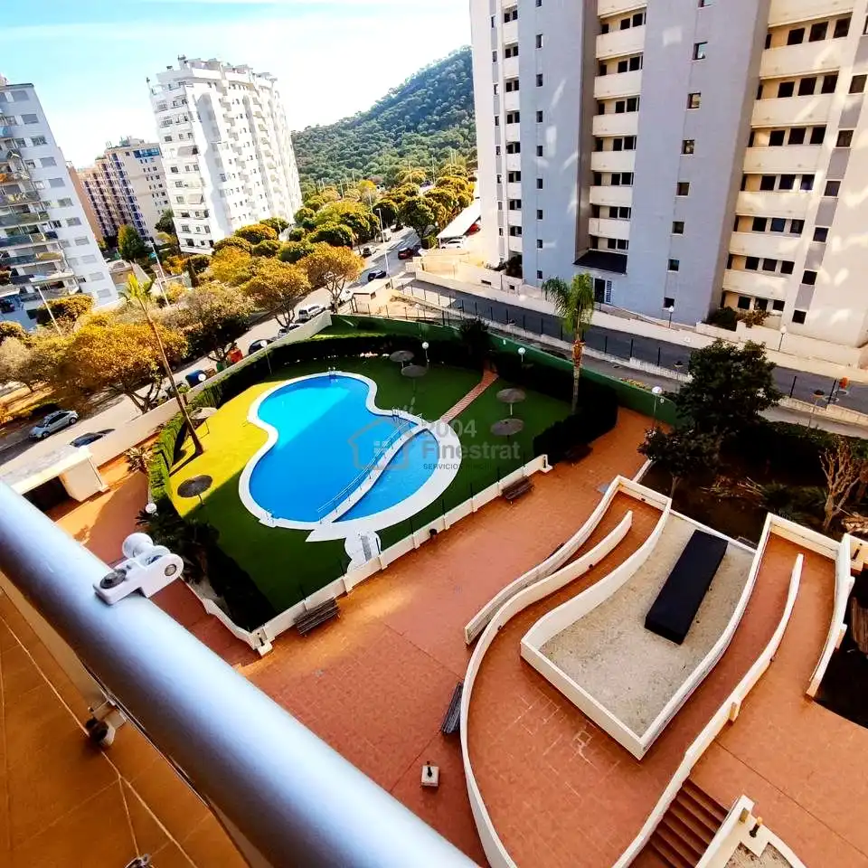 Außenansicht von Wohnung zum Verkauf in Villajoyosa / La Vila Joiosa mit Klimaanlage, Terrasse und Abstellraum