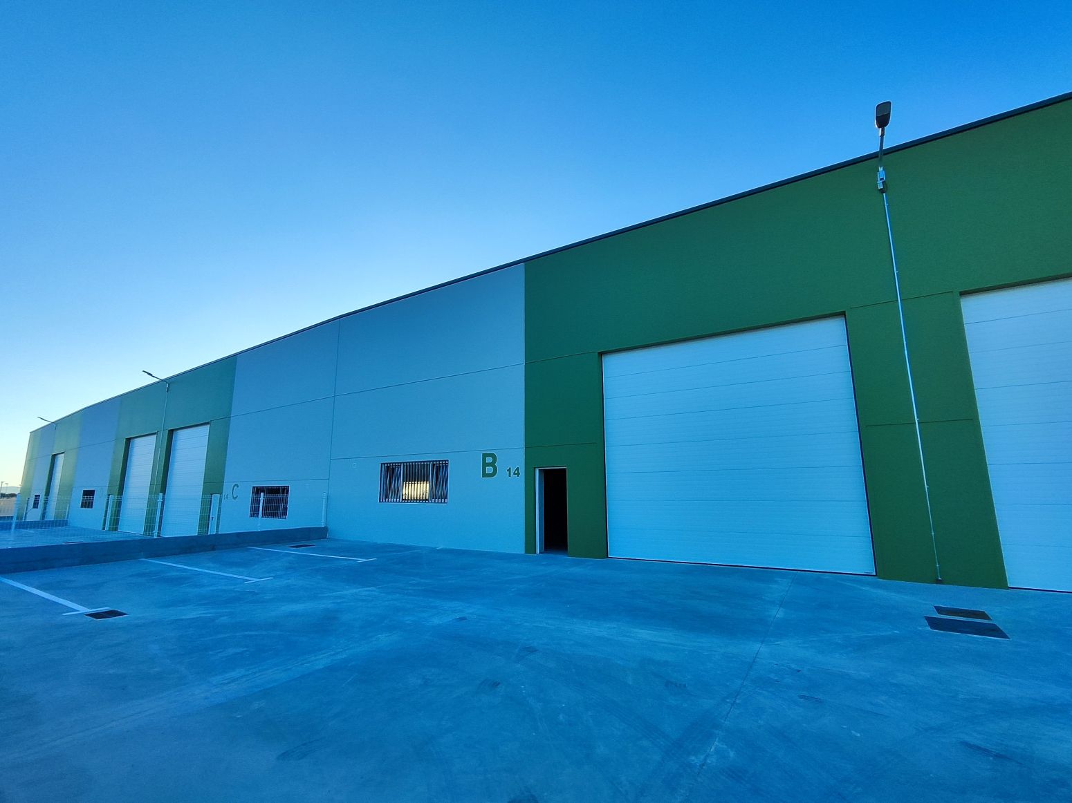 Exterior view of Industrial buildings for sale in  Logroño