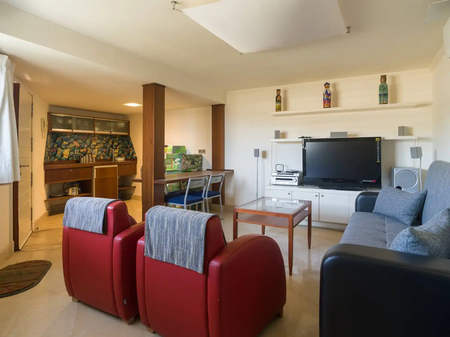 Sala de estar de Casa o chalet en venta en San Bartolomé de Tirajana con Aire acondicionado, Amueblado y Jacuzzi