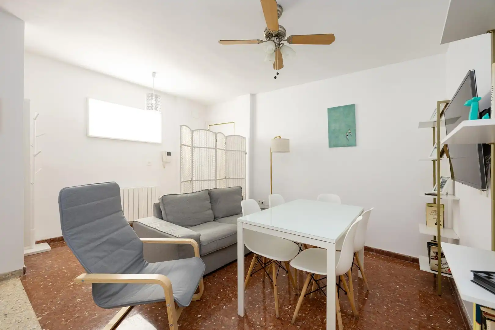 Sala d'estar de Pis de lloguer en Granada amb Calefacció, Terrassa i Traster