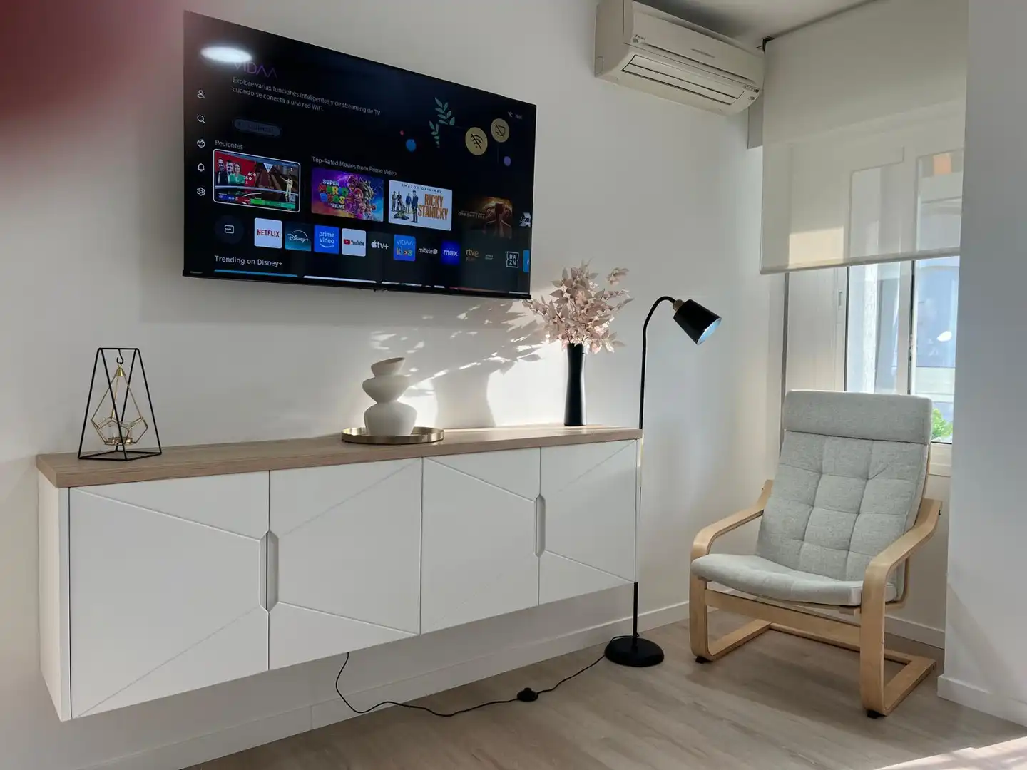 Sala de estar de Apartamento en venta en Parque de la Paloma