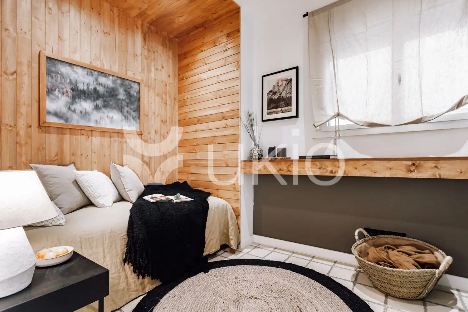 Habitación de Apartamento de alquiler en Barcelona con Aire acondicionado, Calefacción y Amueblado
