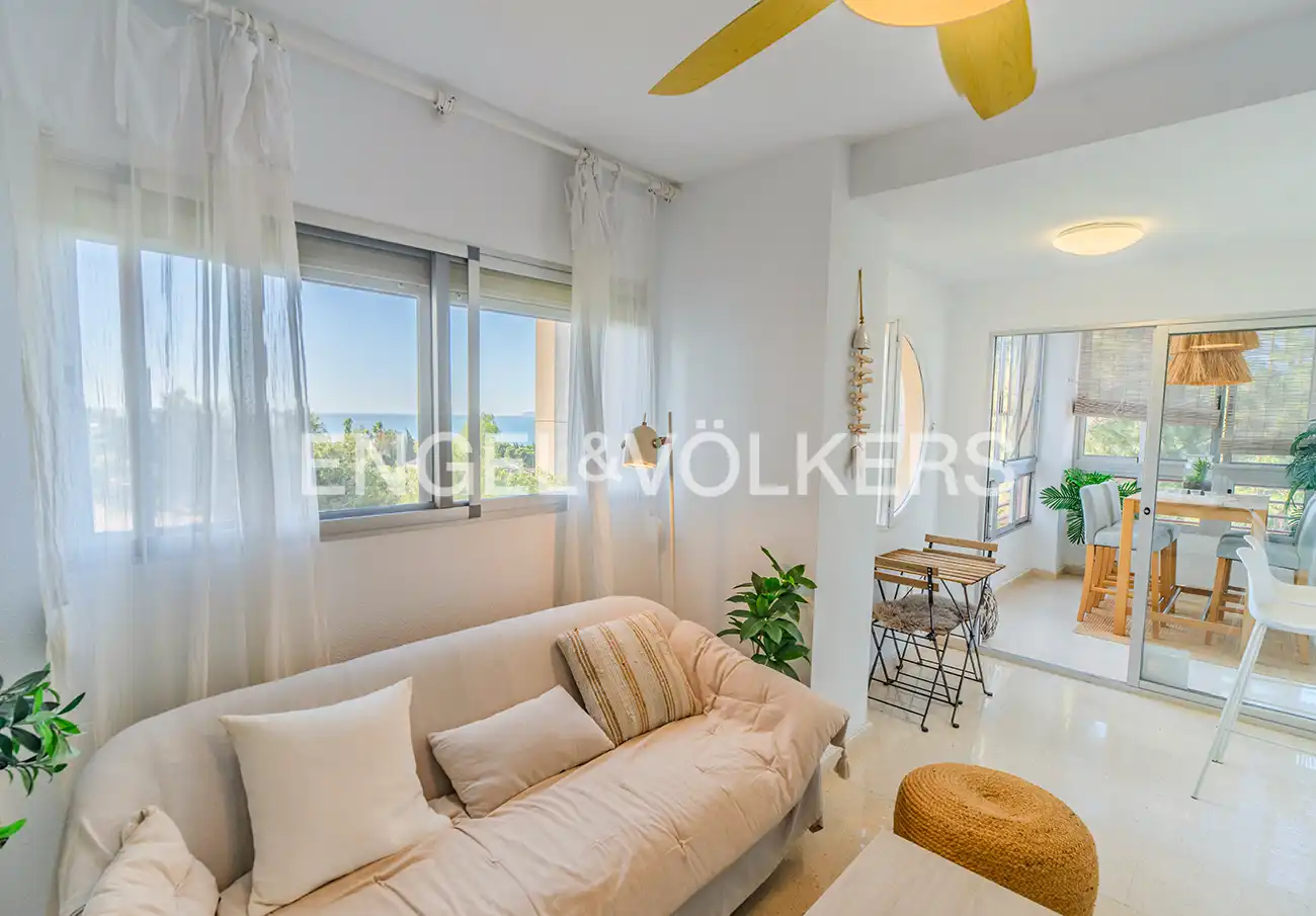 Sala de estar de Piso en venta en Alicante / Alacant con Aire acondicionado, Calefacción y Terraza