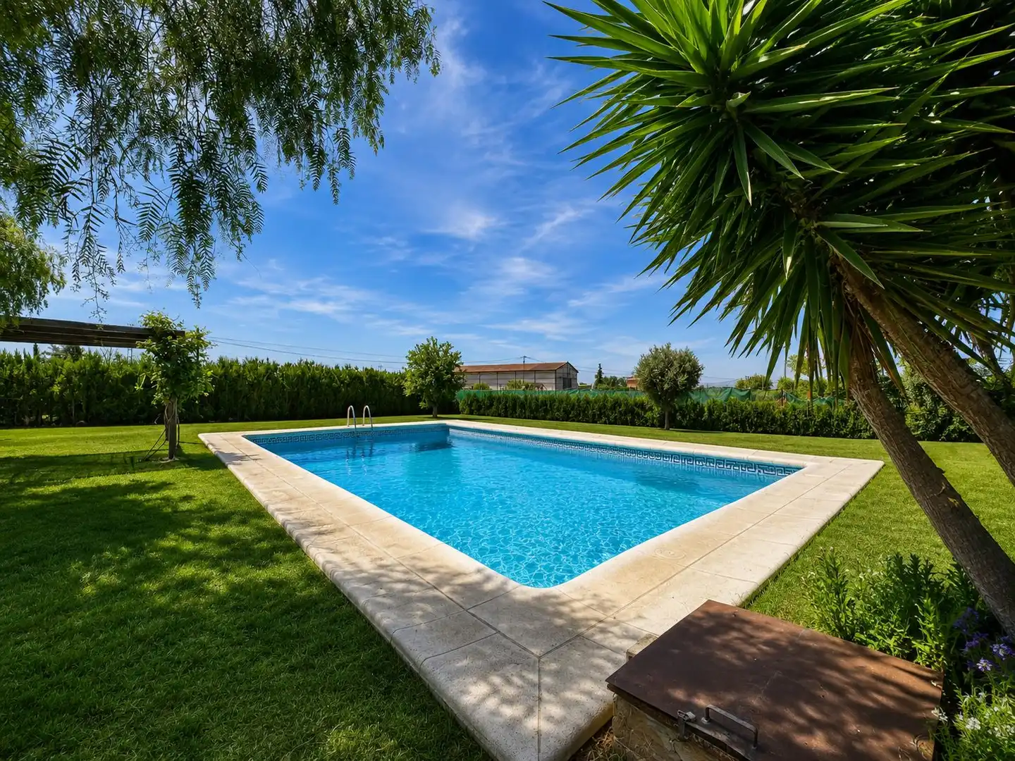 Swimming pool of Houses for sale in Sevilla  with Storage room and Swimming Pool