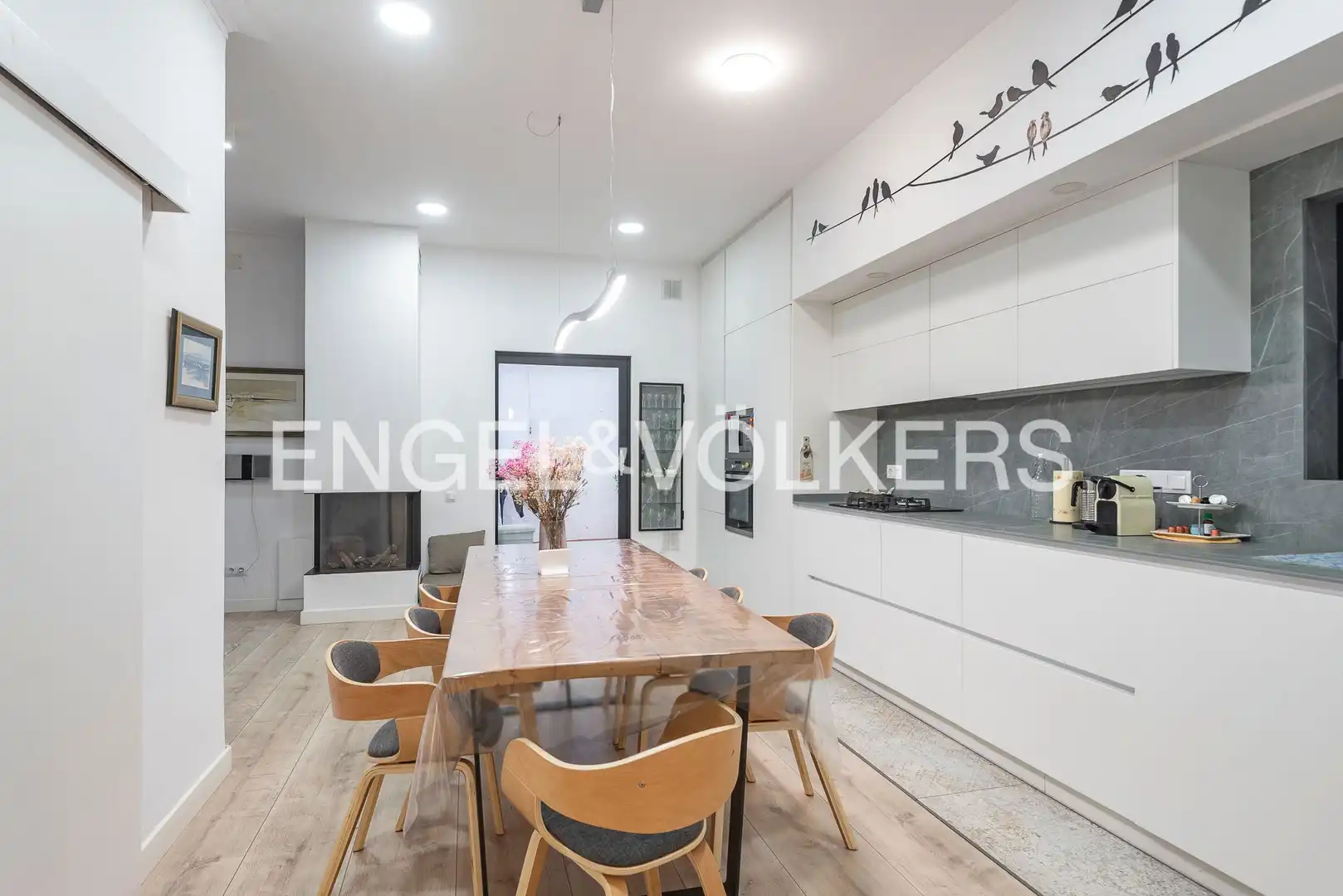 Dining room of Flat for sale in Barcelona  with Air Conditioner, Heating and Parquet flooring