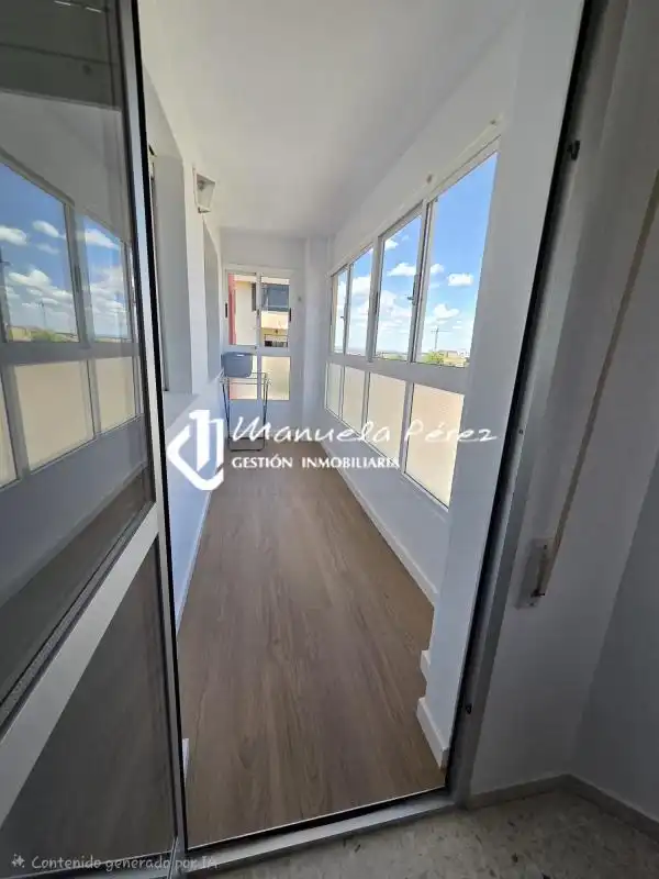Wohnung zur Miete in Cáceres mit Klimaanlage, Heizung und Terrasse