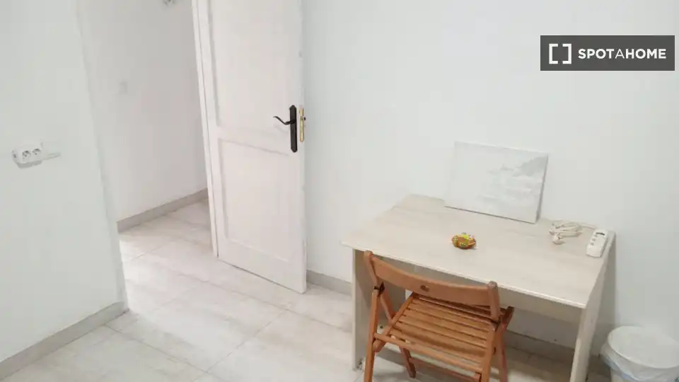Schlafzimmer von Wohnung zur untervermieten in Las Palmas de Gran Canaria mit Klimaanlage, Terrasse und Möbliert