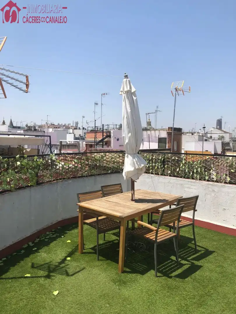 Terraza de Casa o chalet de alquiler en Sevilla con Aire acondicionado
