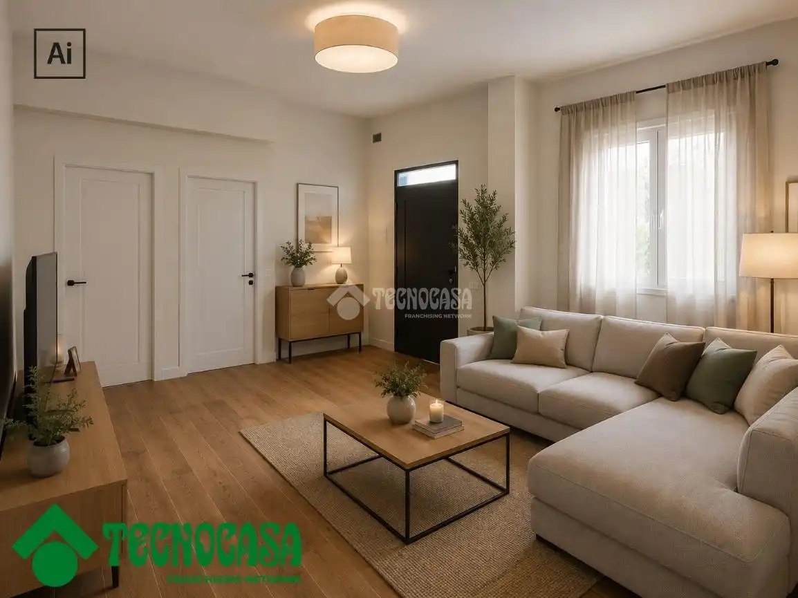 Living room of Flat for sale in Toledo  with Air Conditioner and Private garden