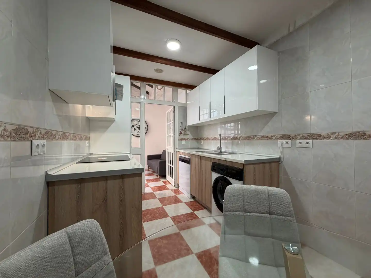 Kitchen of Flat for sale in Mijas  with Air Conditioner, Heating and Terrace