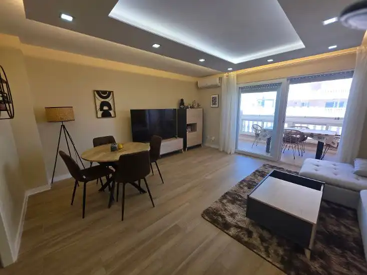 Living room of Flat for sale in La Manga del Mar Menor  with Furnished, Alarm and Community pool