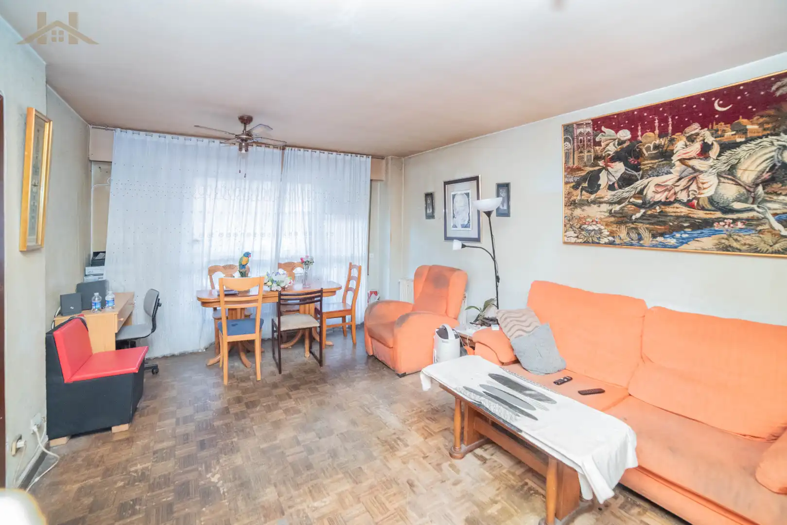 Sala de estar de Piso en venta en Móstoles con Calefacción, Terraza y Trastero