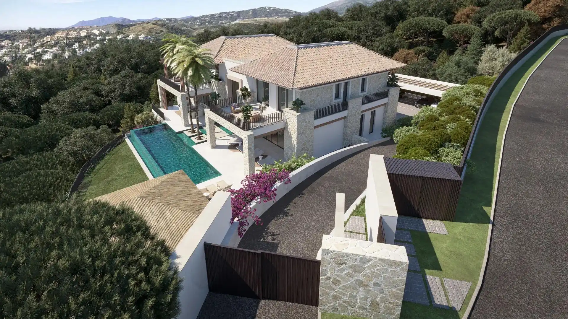 Vista exterior de Casa o chalet en venta en Benahavís