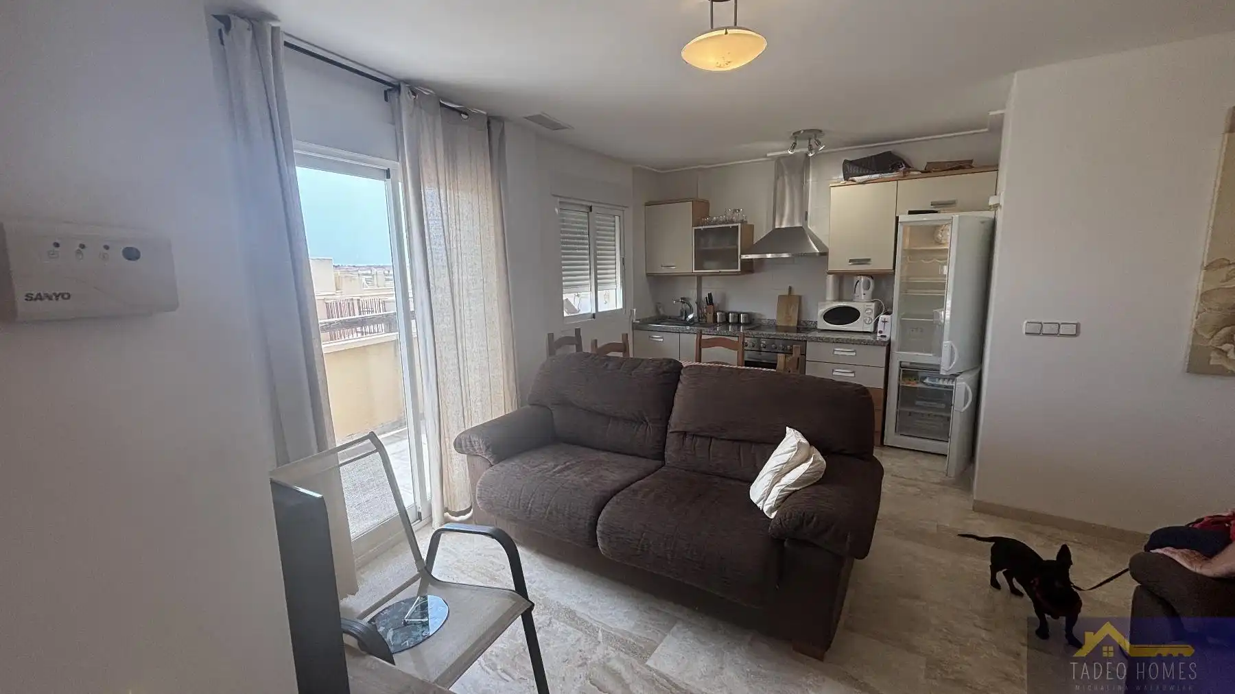 Sala de estar de Apartamento de alquiler en Murcia con Aire acondicionado, Calefacción y Terraza