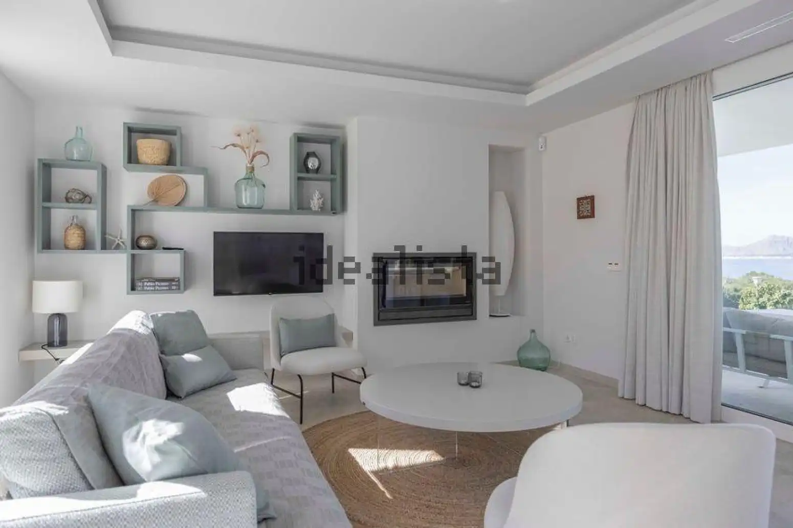 Living room of Houses for rent in Alcúdia  with Air Conditioner and Terrace