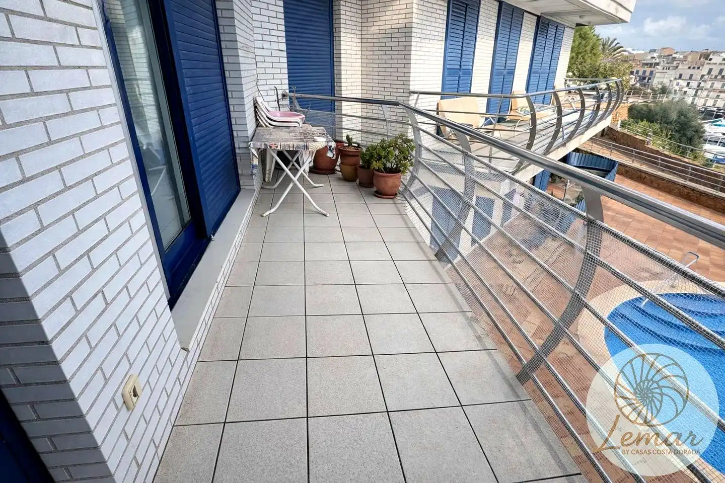 Terrace of Flat for sale in L'Ametlla de Mar   with Air Conditioner and Furnished