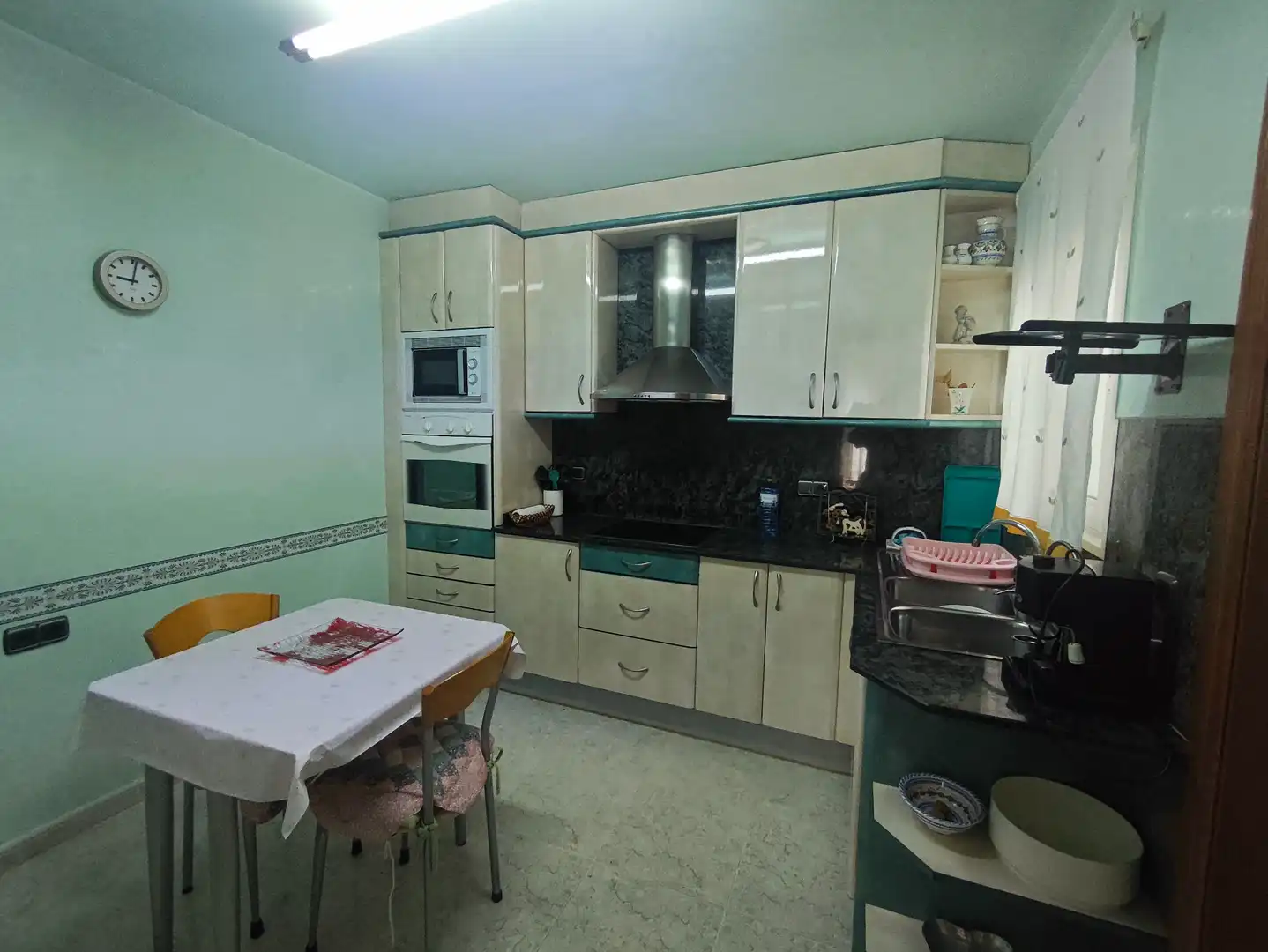 Kitchen of Flat for sale in L'Aldea  with Air Conditioner and Balcony